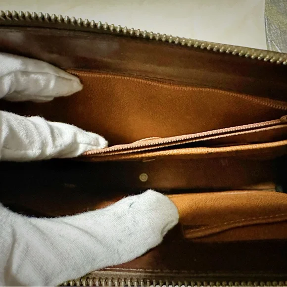 VintageY2K Dooney & Bourke tote handbag Crossbody bag Brown and Black Leather - Picture 12 of 17